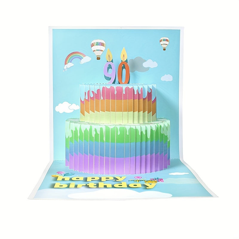 Musical Birthday Cards 3D Pop Up DIY Number Birthday Cards