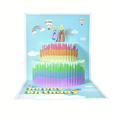 Musical Birthday Cards 3D Pop Up DIY Number Birthday Cards