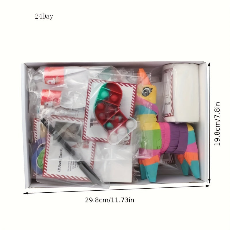 Elf Set 12 24 Christmas Activities Christmas Countdown Gift Christmas Advent Cal