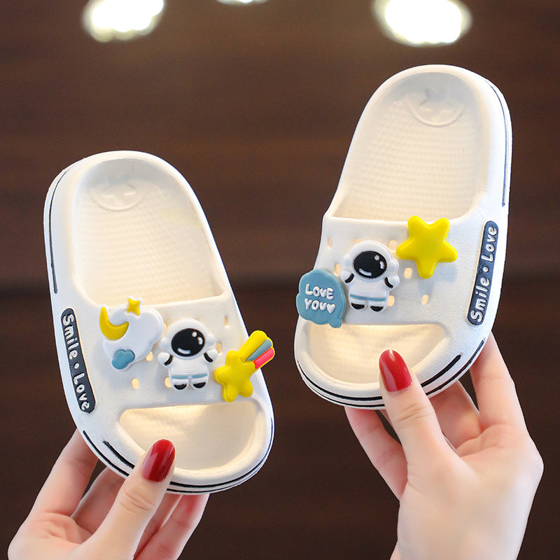 Cartoon Astronaut Cloud Slides Baby Slippers