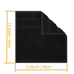 4pcs Cotton Washcloths Household Cleaning Rags Soft Absorbent Towel