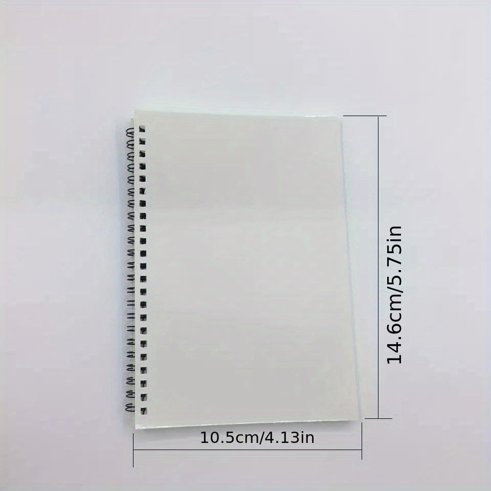 10pcs Printed A6 Spiral Journal Sublimation Blank NoteBook School