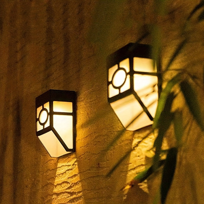 Solar Outdoor Wall Lights LED Garden Decoration Waterproof