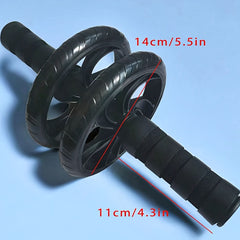 Silent Double Wheels Abdominal Exercise Wheel Tummy Control Abdominal Roller