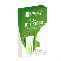 Painless Wax Strips for Arms Legs Underarms - All Skin Types