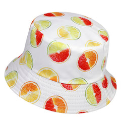 Women Fruit Bucket Hat for Summer Fun
