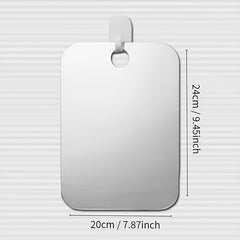 Shaving Mirror with Suction Cups for Shower Makeup Lightweight Washroom Travel