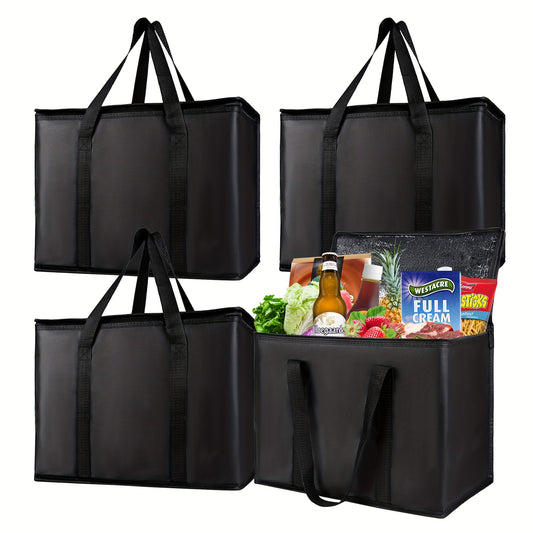 10pcs Supermarket Shopping Storage Bag Insulation Bag for Camping Picnic