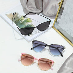 Retro Cat Eye Sunglasses for Women Men UV400 Sun Shades