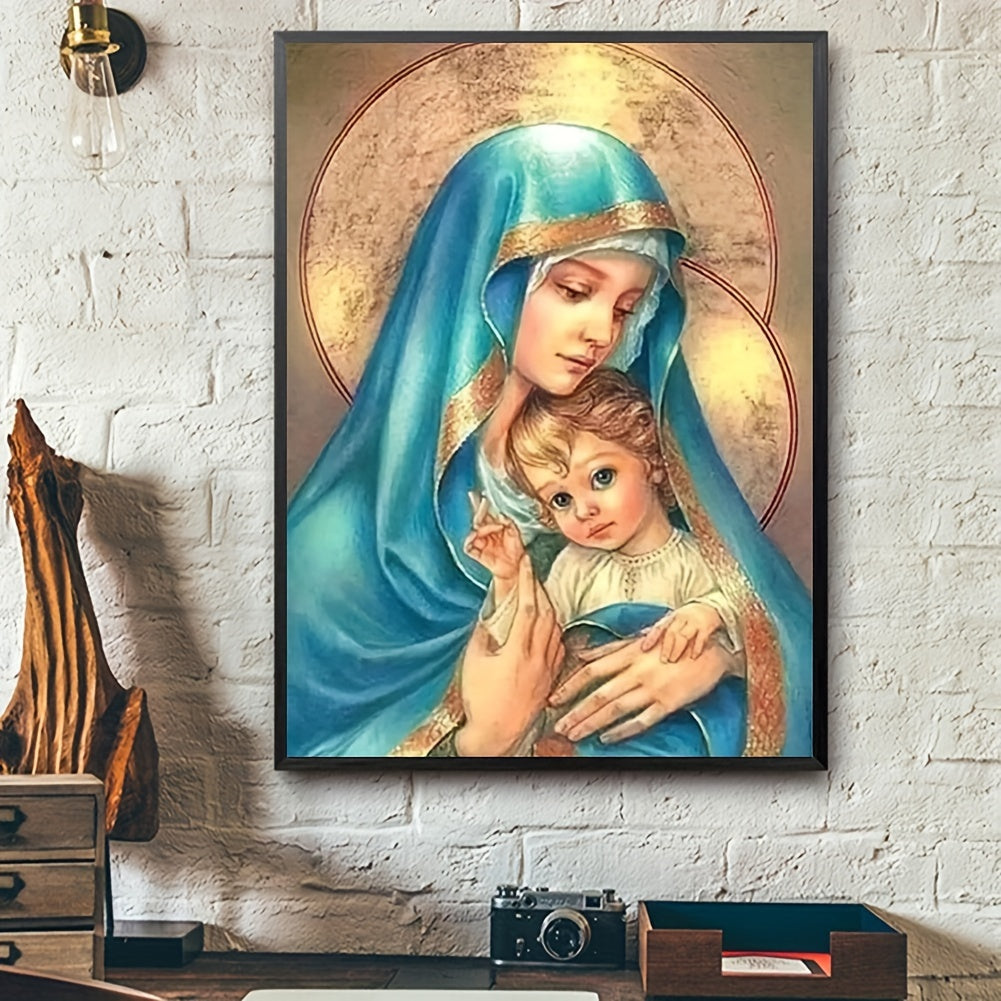 Virgin Pattern Canvas Painting Print for Home Wall Art Decoration