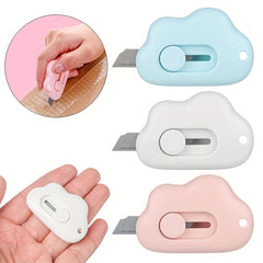 Mini Retractable Utility Box Cutter Colorful Pocket Knife for Crafts