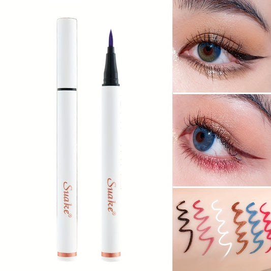 6 Colorful Long Lasting Eyeliner Pens Fast Drying Waterproof & Smudge Proof