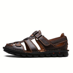 Men's Casual Closed Toe Stitch Sandals Outdoor Beach Shoes