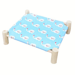 Cats Hammock Elevated Cat Bed Puppy Removable Bed