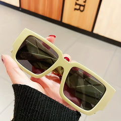 Y2K Square Sunglasses HipHop Block Anti Glare UV400