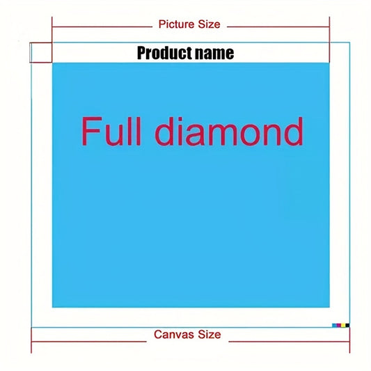 DIY Diamond Painting Embroidery Rhinestone Wall Decor