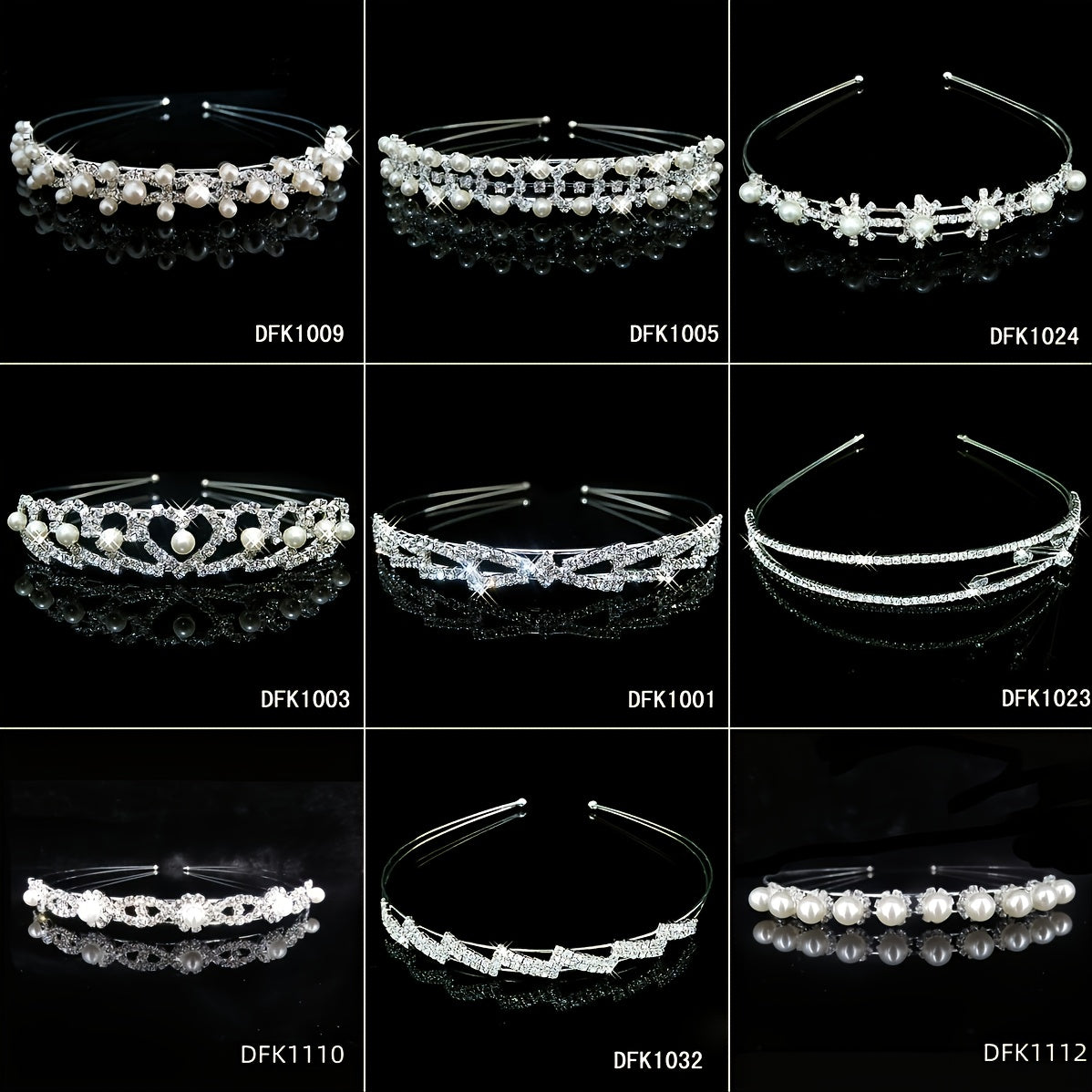 Rhinestone Wedding Headband Bridal Tiara Wedding Headpiece Bride Accessory