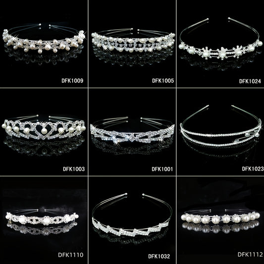 Rhinestone Wedding Headband Bridal Tiara Wedding Headpiece Bride Accessory