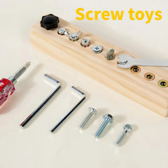 Kids Screwdriver and Screw Training Busy Board Toy