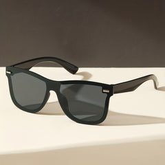 Rivet Square Sunglasses UV400 Anti Glare Glasses