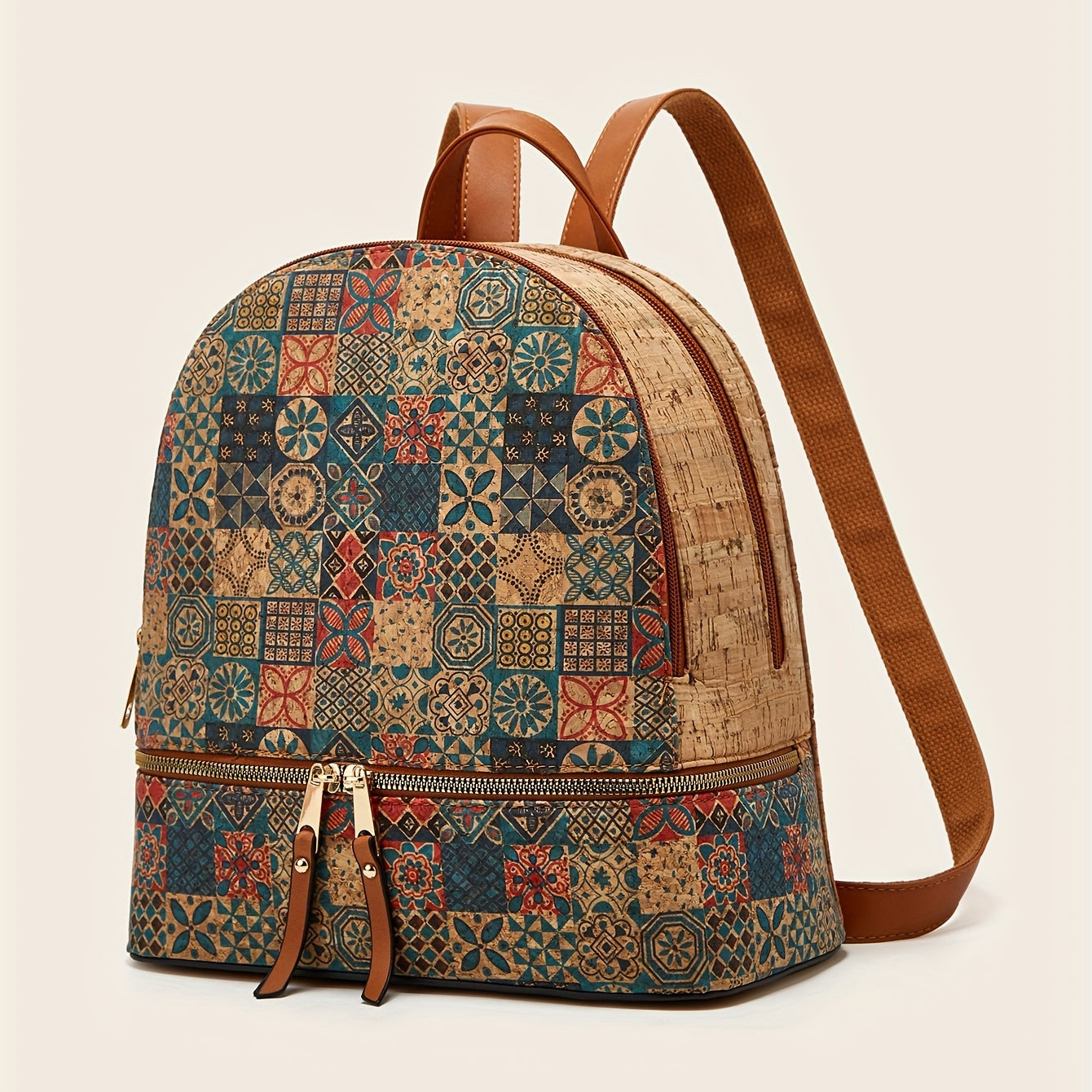 Women's Printed Backpack Travel Bag Large Capacity