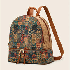 Women's Printed Backpack Travel Bag Large Capacity