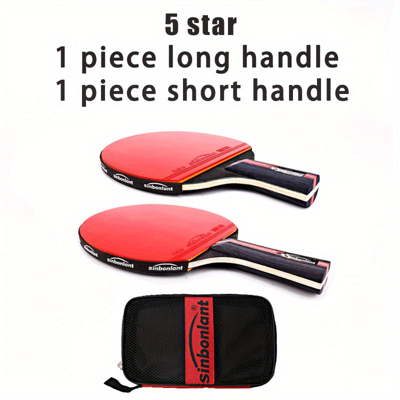 Dual Handle Table Tennis Racket for All Levels