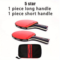 Dual Handle Table Tennis Racket for All Levels