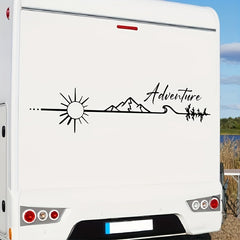 Adventure Outdoor Vinyl Stickers Camping Car SUV Decoration Stickers