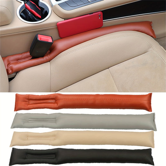 1pc Car Seat Gap Filler Soft Leather Leak Pads Car Accessories