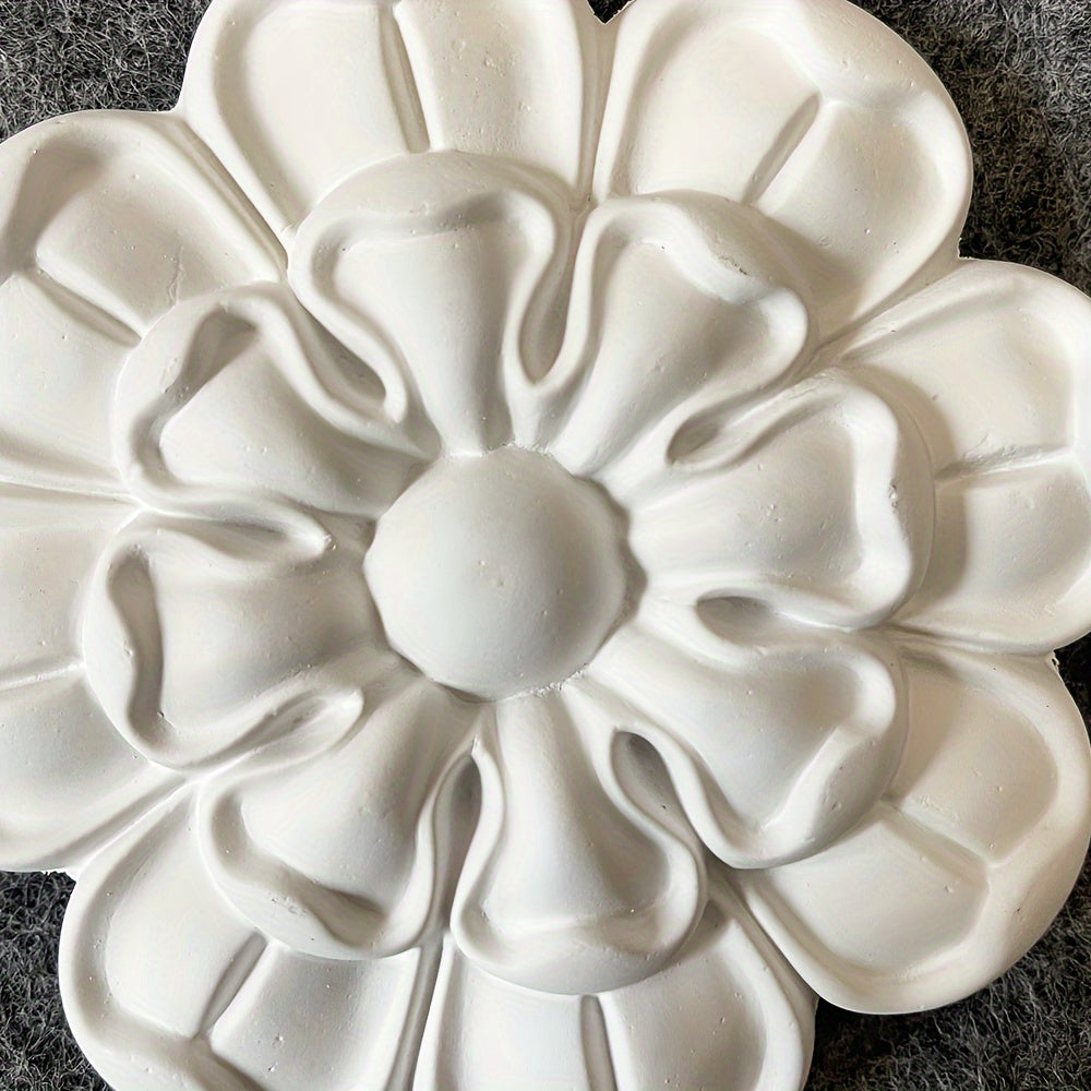 PU Decorative Flowers Lightweight Carved Background Wall Decoration