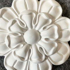 PU Decorative Flowers Lightweight Carved Background Wall Decoration
