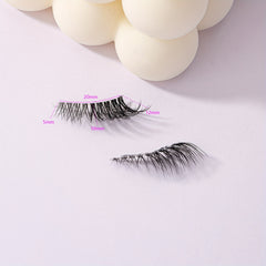 5 Pairs Natural Look Semi-Transparent False Eyelashes for Cosplay