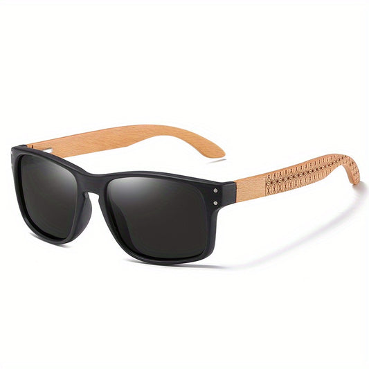 Men's Wooden Sunglasses Anti Light Multicolor Vintage