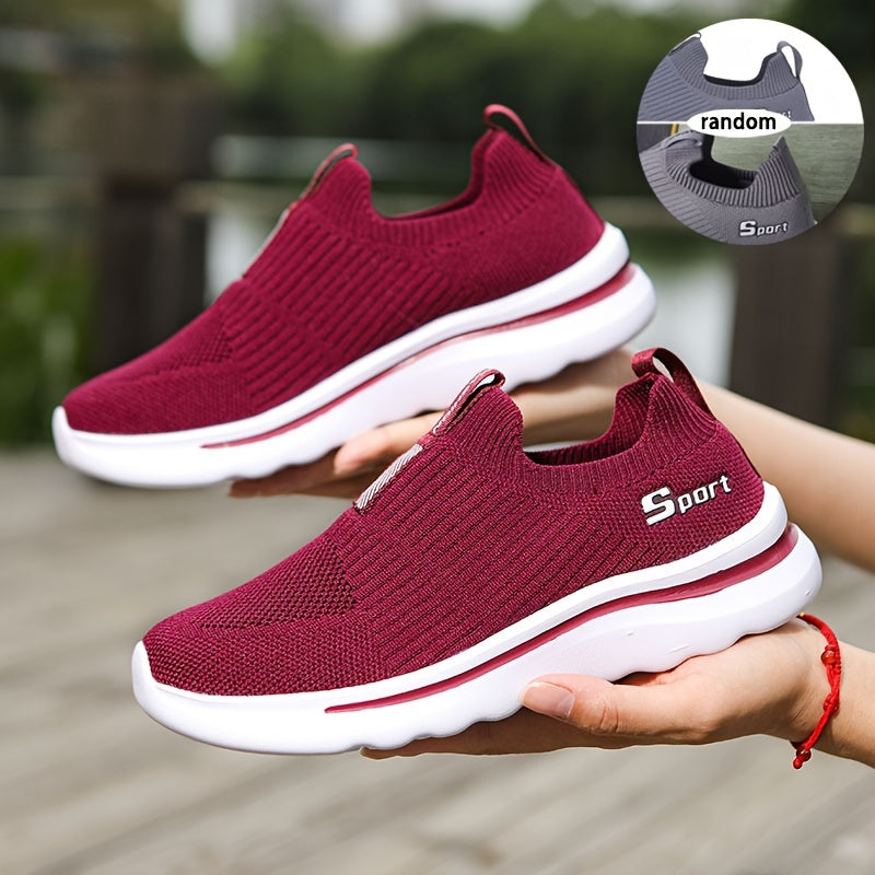 Comfortable Thick Sole Mesh Running Shoes Breathable Sneakers