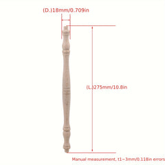 4pcs Solid Wood Porch Bridge 27.5" H 86 Style Railings Accessories
