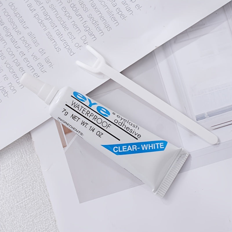 Waterproof Invisible Eyelash Glue Hold Strong Adhesive with Y Shape Accessory