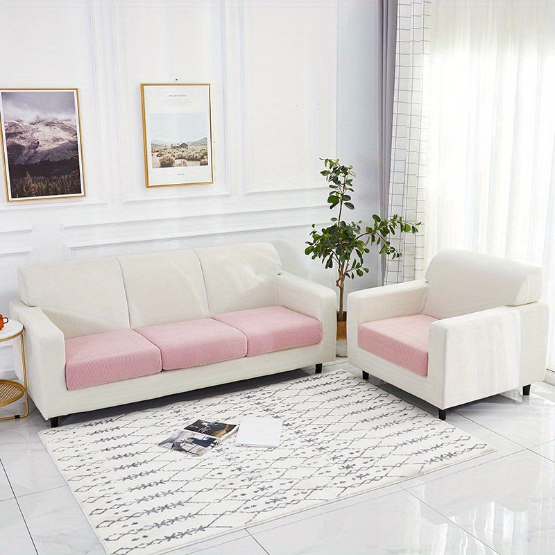 Non Slip Corn Velvet Sofa Slipcover - Protect Furniture & Add Style