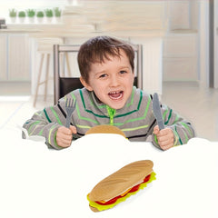 Burger Assembly Set Toy for Kids' Theater