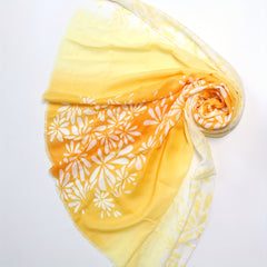 Print Scarf Gradient Breathable Shawl Windproof Sunproof