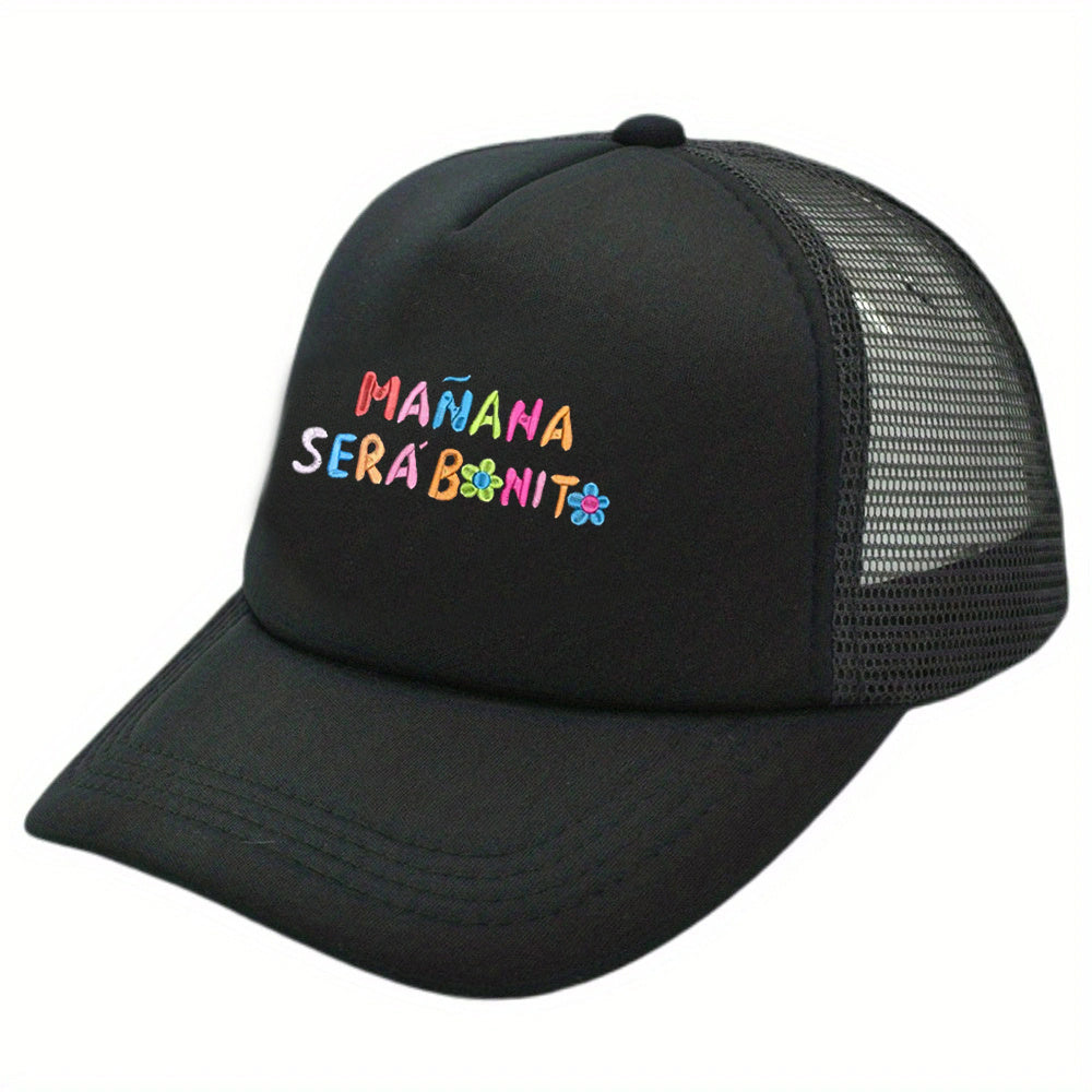 Mesh Trucker Hat Solid Baseball Cap Lightweight Adjustable Dad Hat