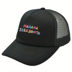 Mesh Trucker Hat Solid Baseball Cap Lightweight Adjustable Dad Hat