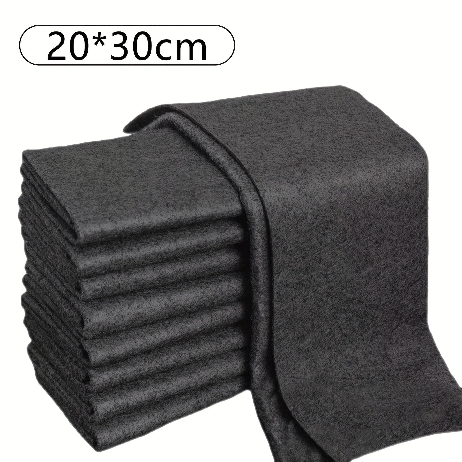 10pcs Microfiber Cleaning Cloth No Water Marks Reusable for Window Car Glass