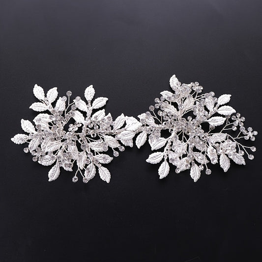 Bridal Silvery Crystal Wedding Hair Clip