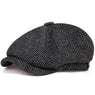 Men's Striped Newsboy Cap - Stylish and Classic Gatsby Hat