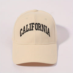 CALIFORNIA Pink Embroidery Baseball Cap Lightweight Adjustable