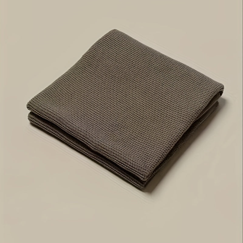Soft Knitted Waffle Blanket Breathable Universal Size for All Seasons Travel