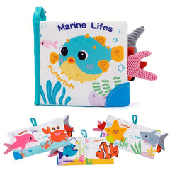 Interactive Baby Cloth Books for Toddlers 0 3 Years Educational Sensory Play