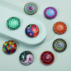Boho Glass Refrigerator Magnets - Decorative Office Magnet