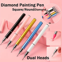 Dual Head Diamond Painting Pen Square Round Point Rhinestone Gem Picker